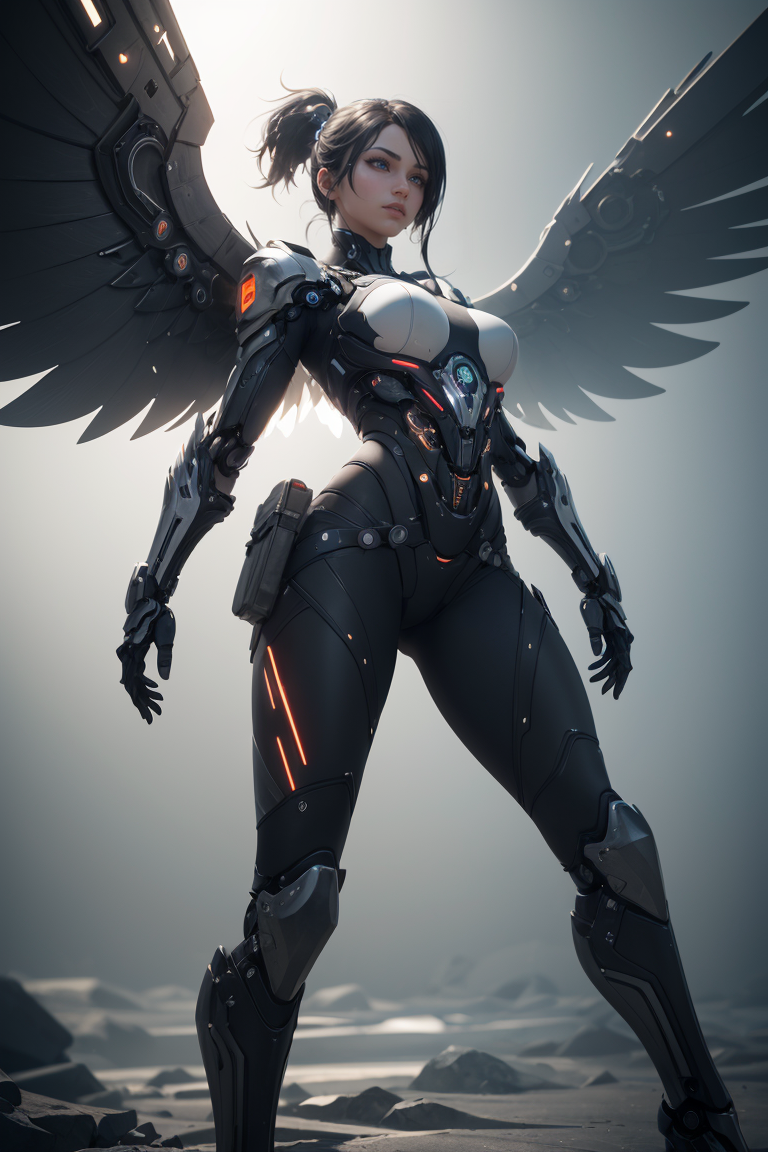 400143-401532276-(Two mechanical wings_1.2),((Best quality)),((masterpiece)),(detailed_1.2),3D,an image of a beautiful cyberpunk female with all.png